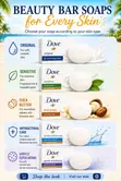 Dove Bar Soap (4 Bars) - 2