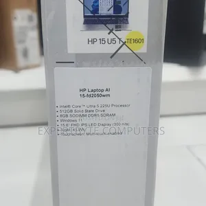New HP 15 Laptop: Intel Core Ultra 5, 8GB RAM, 512GB SSD