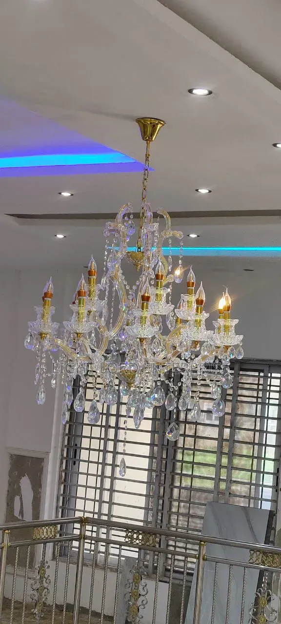 Wild Range 14-Arm Glass Luxury Chandelier - 1