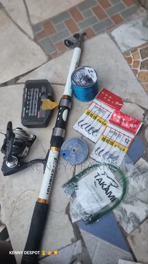 Used Fishing Rod and Reel Set