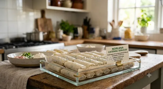 Beef and Vegetable Filling Spring Rolls (12 Pieces) - 1