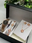 Ladies Rose Gold Watch & Jewellery Set - 2