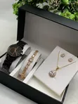 Ladies Rose Gold Watch & Jewellery Set - 5