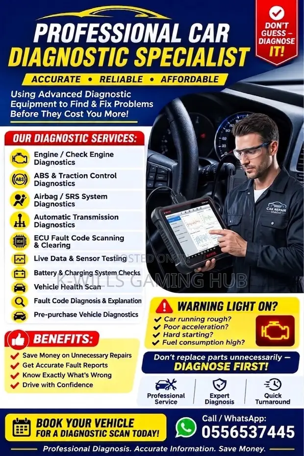 Professional Car Diagnostics & Fault Code Specialist - 1
