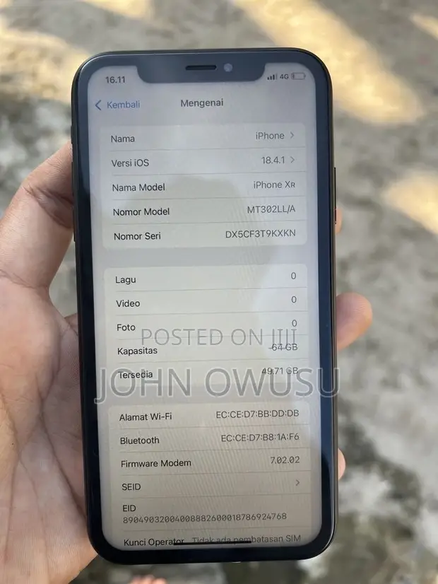 Apple iPhone XR 64GB Blue - 1