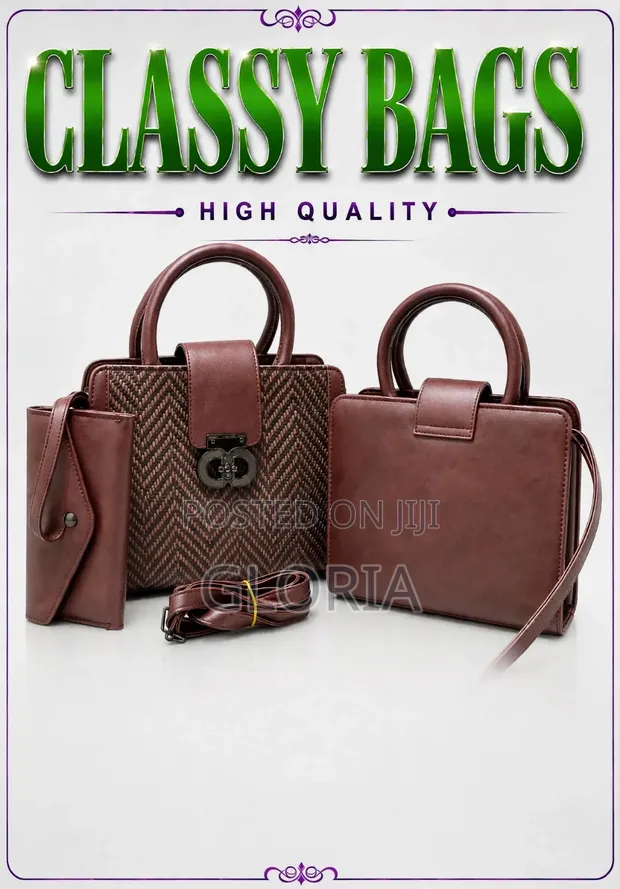 Quality Classy Genuine Leather Handbag - 1
