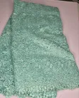 Mint Green Cord Guipure Lace with Stones - 4