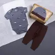 3-Piece Cotton Baby Bodysuit Set - 2