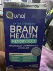 Qunol Brain Health Extra Strength - 1