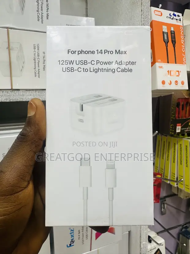 125W USB-C Power Adapter & USB-C to Lightning Cable - 1