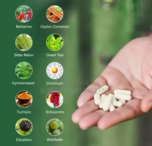 Berberine HCL Extract 1200mg Capsules - Healthy Cholesterol & Blood Sugar Support