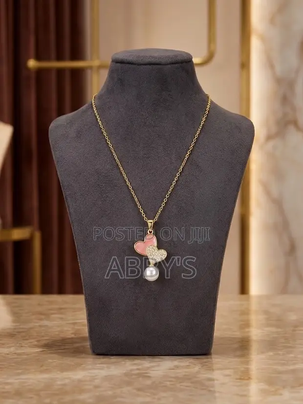 Pink Romance Pearl Pendant Necklace - 1