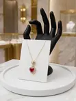 Royal Heart Pendant Necklace - 1