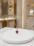 Royal Heart Pendant Necklace - 2