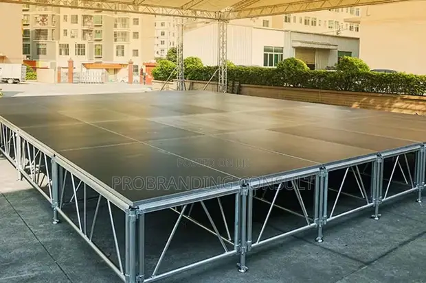 Brand New Adjustable Stage Riser for Events - 1