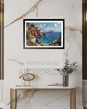 A3 Coastal Landscape Art