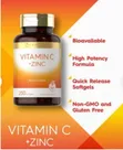 Vitamin C with Zinc | 250 Softgels - 4