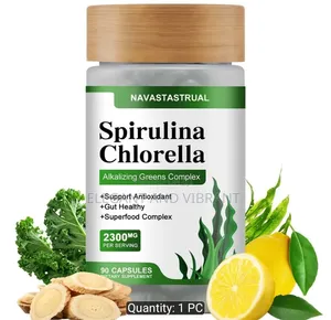 Spirulina, Chlorella, Wheatgrass, Kale & Ashwagandha Complex