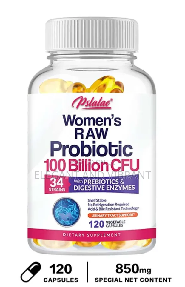 Women's RAW Probiotic 100 Billion CFU - Digestive & Vaginal Health - 1