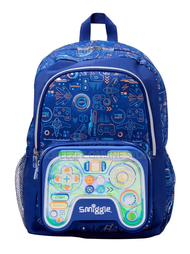 Smiggle School Backpack - Blue - 1