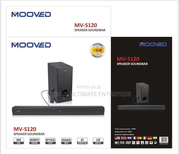 Mooved Sound Bar - 120W - 1