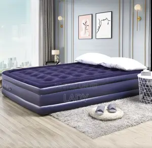 Inflatable Sofa Air Bed Mattress with Pillows and Pump