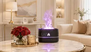 Fire Flame Diffuser Humidifier with Free Oil