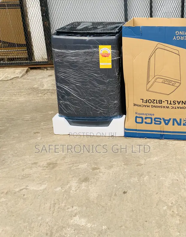 Brand New Nasco 12kg Fully-Automatic Top Loader Washing Machine - 1