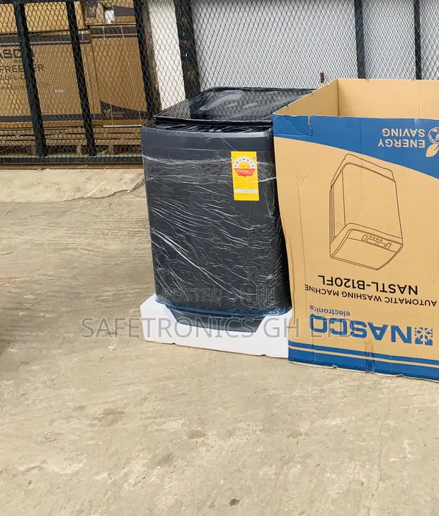 Nasco 12kg Fully-Automatic Top Loader Washing Machine - 1