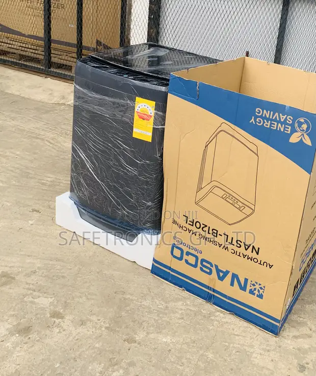 Nasco 12kg Fully-Automatic Top Loader Washing Machine - 1