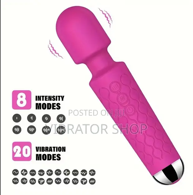 Sextreme Vibrator Wand Sex Toy - 20 Modes, 8 Speeds - 1