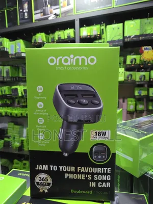 Oraimo Car MP3 Player with 18W Fast Charger