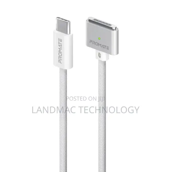 Promate 140W USB-C to MagSafe 3 Charging Cable for MacBook - 1
