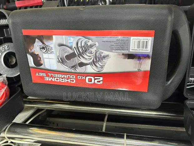 Bodyfit 20kg Dumbbell - Brand New - 1
