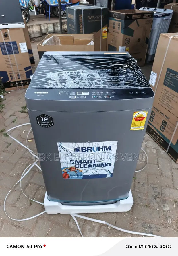 Bruhm 10KG Top Load Fully Automatic Washing Machine - 1