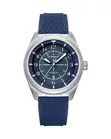 Naviforce Casual Watch - Silver Blue Silicone - 4