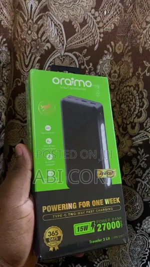 Oraimo Traveler 3 Lit Powerbank 27000mAh