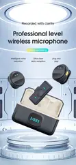 Wireless Lavalier Microphone - ENC Dual Noise Reduction - 2