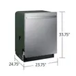Samsung 51 dBA Fingerprint Resistant Dishwasher - 2