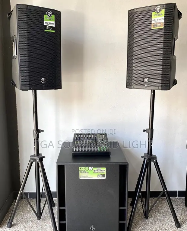 Mackie Thump Active Speaker Set with Mixer - 1
