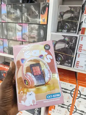 Cat Ears Wireless Headset with RGB Lights