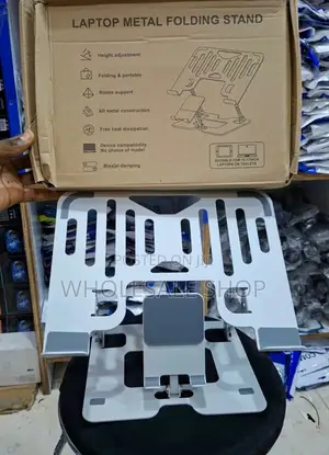2-in-1 Laptop & Phone Folding Stand