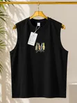 Simple Design Armless Shirts - 2