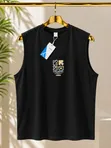 Simple Design Armless Shirts - 4