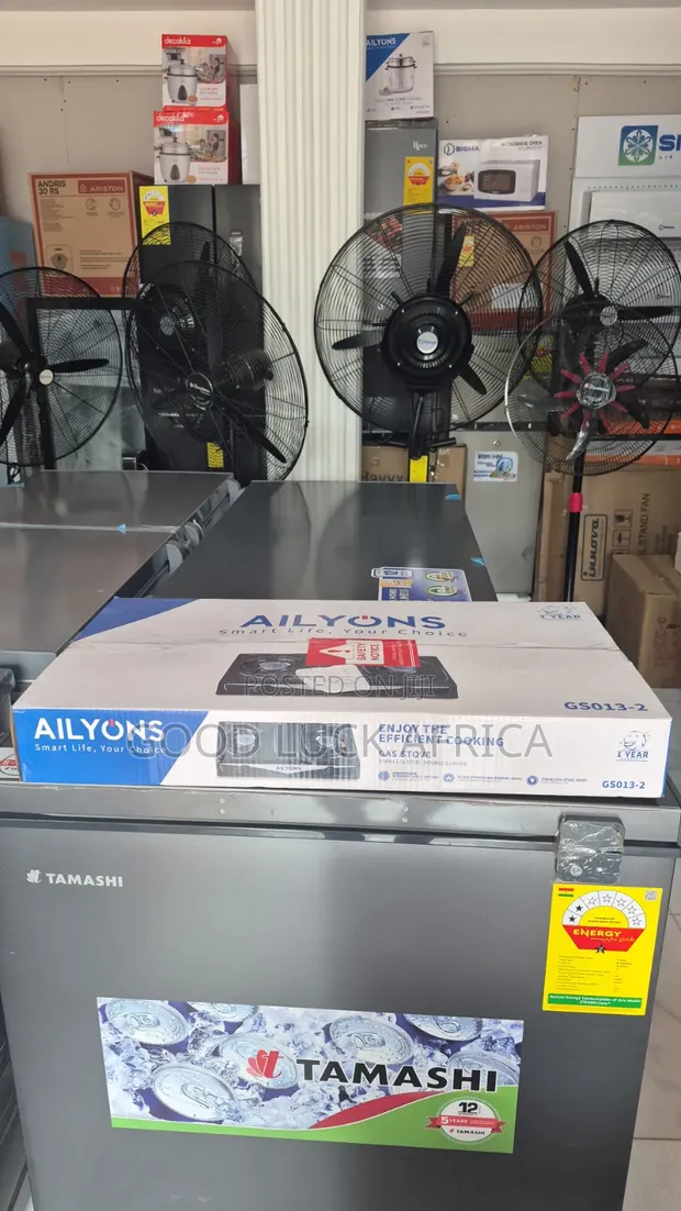 Ailyons 2 Burner Stainless Steel Gas Cooker - 1
