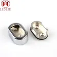 Oval Wardrobe Tube End Supports (2pcs) - 1