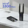 USB WiFi 6 Adapter 1800Mbps Dual Band - 2