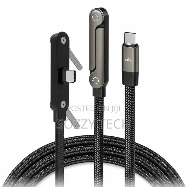240W Sideways Phone Charger & Holder Cable - 1