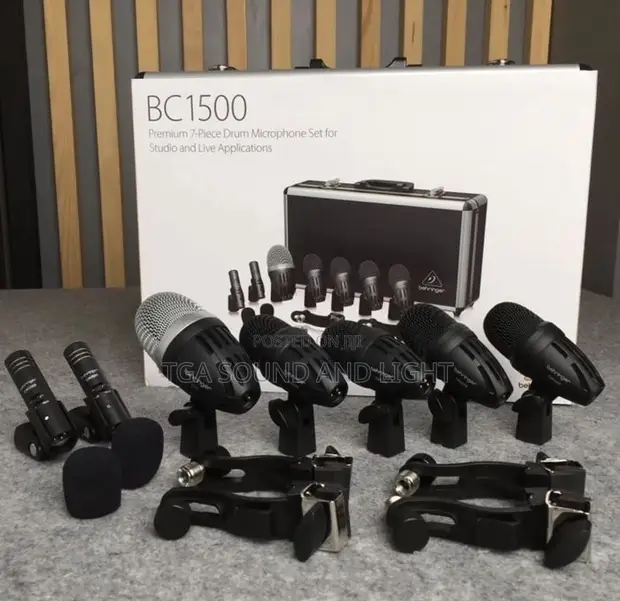 Behringer BC1500 7-Piece Drum Microphone Set - 1
