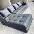 L Shape Leather Sofa - Brand New - 1